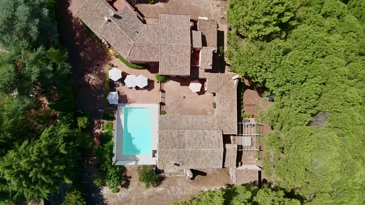 Villa Goffrey vista dall’alto